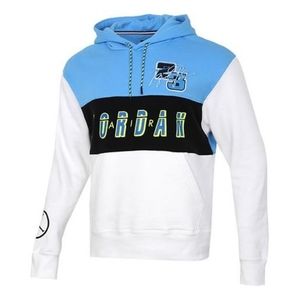 NWT Air Jordan MENS sz XXL Logo Print Basketball Black/White/Blue CV2744-412